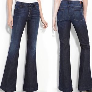 7 For All Mankind • “Bianca” Dark Wash Flare Jeans